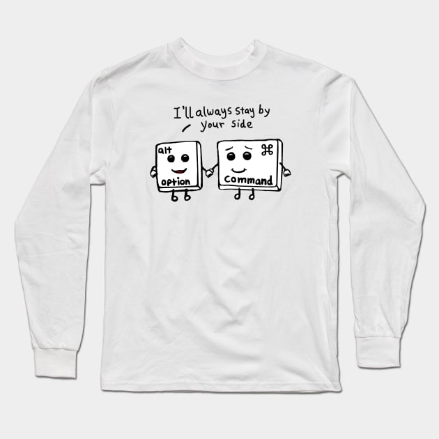 I'll always stay by your side Long Sleeve T-Shirt by wanungara